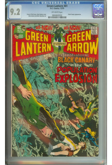 GREEN LANTERN #81 CGC 9.2 OW PAGES front cover