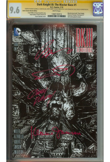 DARK KNIGHT III: THE MASTER RACE #1 CGC 9.6 WHITE PAGES front cover