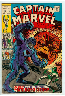 CAPTAIN MARVEL #16 3.5 front cover