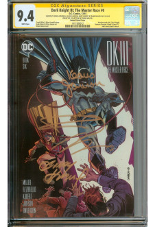 DARK KNIGHT III: THE MASTER RACE #6 CGC 9.4 WHITE PAGES front cover