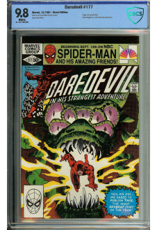 DAREDEVIL #177 CBCS 9.8 WHITE PAGES front cover