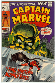 CAPTAIN MARVEL #19 6.5 front cover