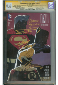 DARK KNIGHT III: THE MASTER RACE #1 CGC 9.6 WHITE PAGES front cover