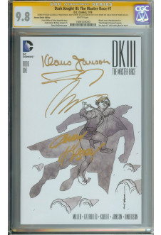 DARK KNIGHT III: THE MASTER RACE #1 CGC 9.8 WHITE PAGES front cover
