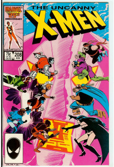 X-MEN #208 9.4 front cover