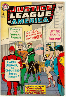 JUSTICE LEAGUE OF AMERICA #28 7.5 front cover