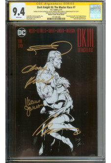 DARK KNIGHT III: THE MASTER RACE #7 CGC 9.4 WHITE PAGES front cover