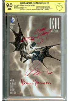 DARK KNIGHT III: THE MASTER RACE #1 CBCS 9.0 WHITE PAGES front cover