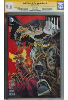 DARK KNIGHT III: THE MASTER RACE #1 CGC 9.6 WHITE PAGES front cover