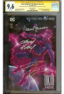 DARK KNIGHT III: THE MASTER RACE #8 CGC 9.6 WHITE PAGES front cover