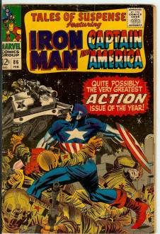 TALES OF SUSPENSE #86 4.5 front cover