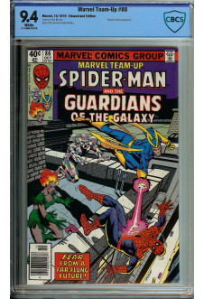 MARVEL TEAM-UP #86 CBCS 9.4 WHITE PAGES front cover