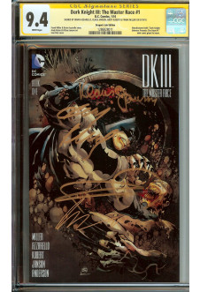DARK KNIGHT III: THE MASTER RACE #1 CGC 9.4 WHITE PAGES front cover