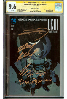 DARK KNIGHT III: THE MASTER RACE #5 CGC 9.6 WHITE PAGES front cover