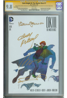 DARK KNIGHT III: THE MASTER RACE #1 CGC 9.8 WHITE PAGES front cover