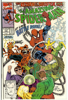 AMAZING SPIDER-MAN #338 9.6 front cover