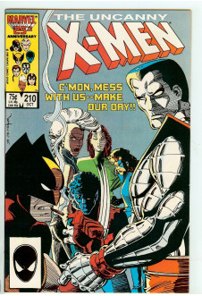 X-MEN #210 8.5 front cover