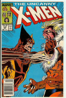 X-MEN #222 7.5 front cover