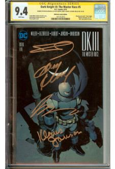 DARK KNIGHT III: THE MASTER RACE #5 CGC 9.4 WHITE PAGES front cover
