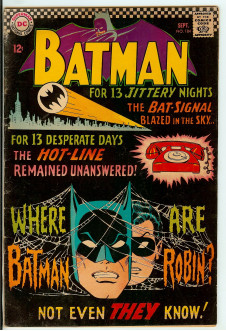 BATMAN #184 2.5 front cover