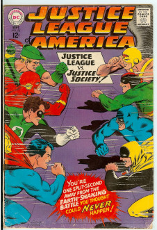 JUSTICE LEAGUE OF AMERICA #56 3.5 front cover