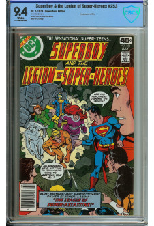 SUPERBOY #253 CBCS 9.4 WHITE PAGES front cover