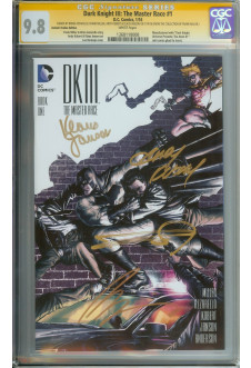DARK KNIGHT III: THE MASTER RACE #1 CGC 9.8 WHITE PAGES front cover