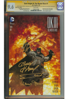 DARK KNIGHT III: THE MASTER RACE #1 CGC 9.6 WHITE PAGES front cover