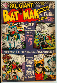 BATMAN #185 2.5 front cover