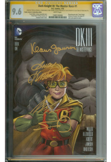 DARK KNIGHT III: THE MASTER RACE #1 CGC 9.6 WHITE PAGES front cover