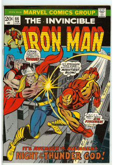 IRON MAN #66 7.5 front cover