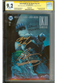 DARK KNIGHT III: THE MASTER RACE #5 CGC 9.2 WHITE PAGES front cover