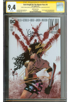 DARK KNIGHT III: THE MASTER RACE #8 CGC 9.4 WHITE PAGES front cover