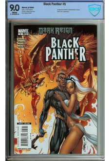 BLACK PANTHER #5 CBCS 9.0 WHITE PAGES front cover