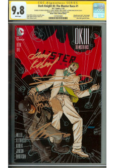 DARK KNIGHT III: THE MASTER RACE #1 CGC 9.8 WHITE PAGES front cover