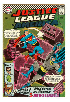 JUSTICE LEAGUE OF AMERICA #52 6.5 front cover