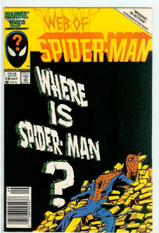 WEB OF SPIDER-MAN #18 7.0 front cover