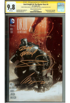 DARK KNIGHT III: THE MASTER RACE #4 CGC 9.8 WHITE PAGES front cover