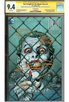DARK KNIGHT III: THE MASTER RACE #4 CGC 9.4 WHITE PAGES front cover