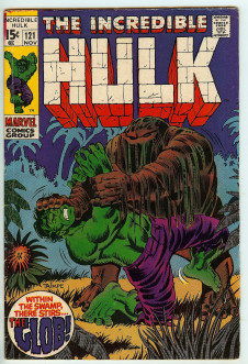 INCREDIBLE HULK #121 4.5 front cover