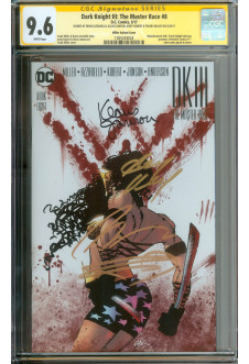 DARK KNIGHT III: THE MASTER RACE #8 CGC 9.6 WHITE PAGES front cover