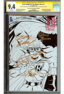 DARK KNIGHT III: THE MASTER RACE #1 CGC 9.4 WHITE PAGES front cover