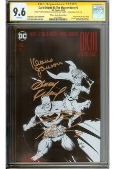 DARK KNIGHT III: THE MASTER RACE #6 CGC 9.6 WHITE PAGES front cover