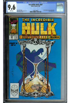 INCREDIBLE HULK #367 CGC 9.6 WHITE PAGES front cover