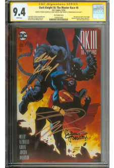 DARK KNIGHT III: THE MASTER RACE #6 CGC 9.4 WHITE PAGES front cover