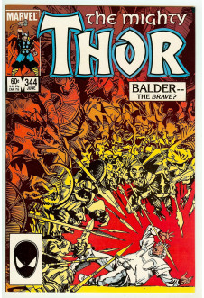 THOR #344 9.0 front cover