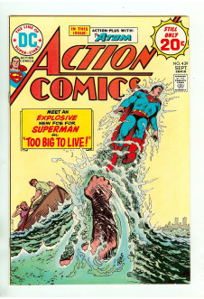 ACTION COMICS #439 8.5 front cover