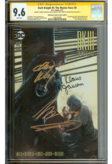 DARK KNIGHT III: THE MASTER RACE #8 CGC 9.6 WHITE PAGES front cover