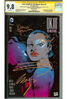 DARK KNIGHT III: THE MASTER RACE #4 CGC 9.8 WHITE PAGES front cover