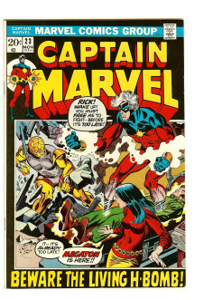 CAPTAIN MARVEL #23 8.5 front cover